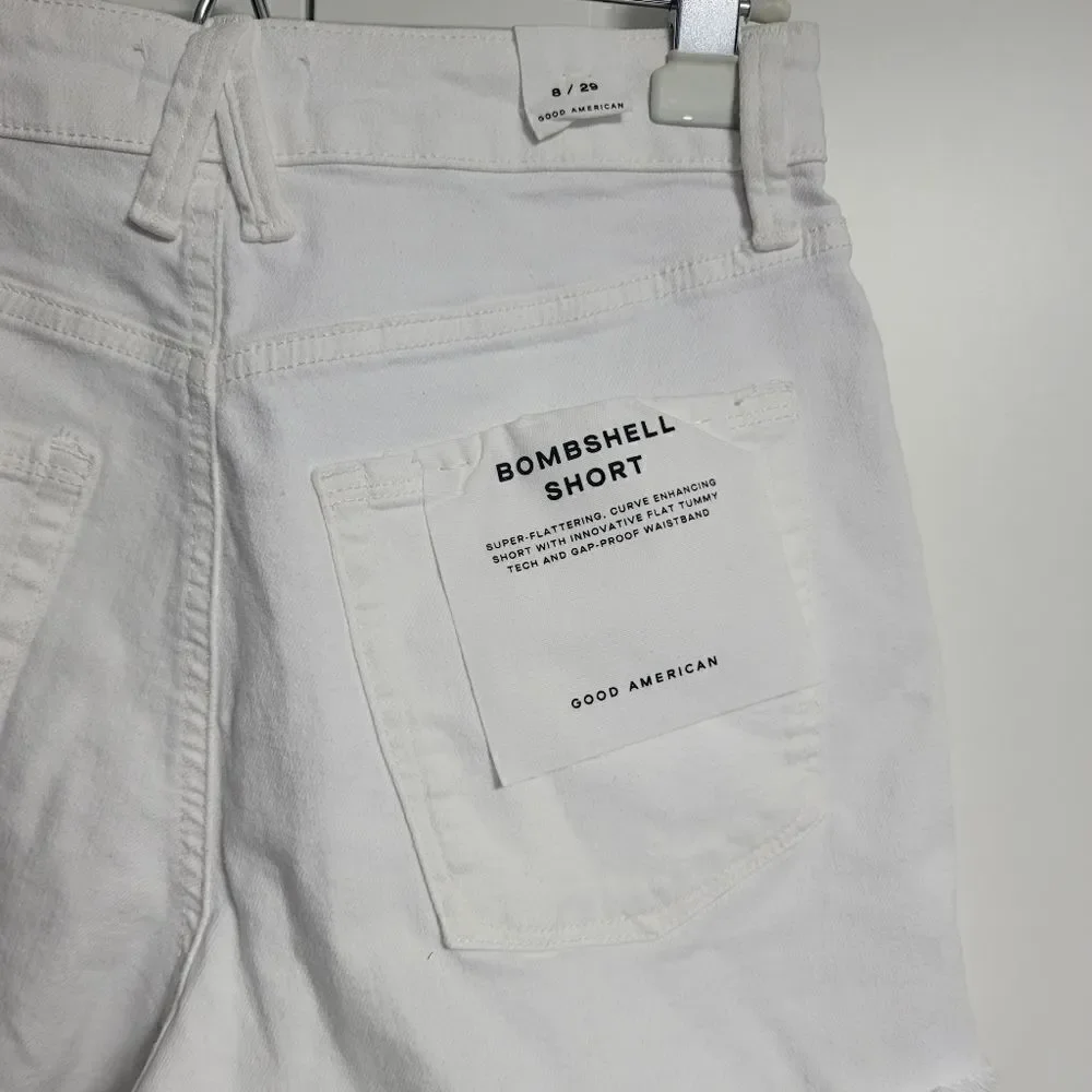 Good american bombshell shorts, size 8/29